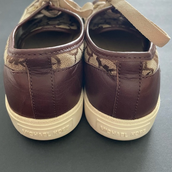 Michael Kors Tan and Brown Women's Sneakers EUC - Picture 5 of 10